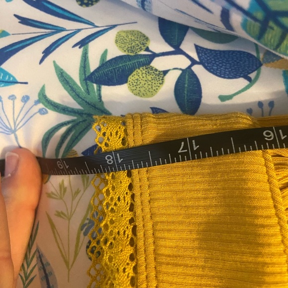 Free People Shimmy Shake Top Untamed Gold Small Long Sleeve Open Back Boho - Picture 10 of 10